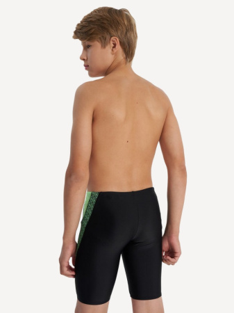 Плавки-шорты Speedo Hyperboom Splice Jammer детские (Детский; 11-12 лет; черный/салатовый)